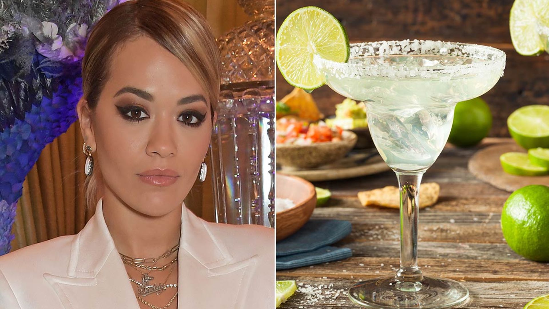 Rita Ora makes frozen margaritas using very unusual kitchen utensils - and fans are obsessed