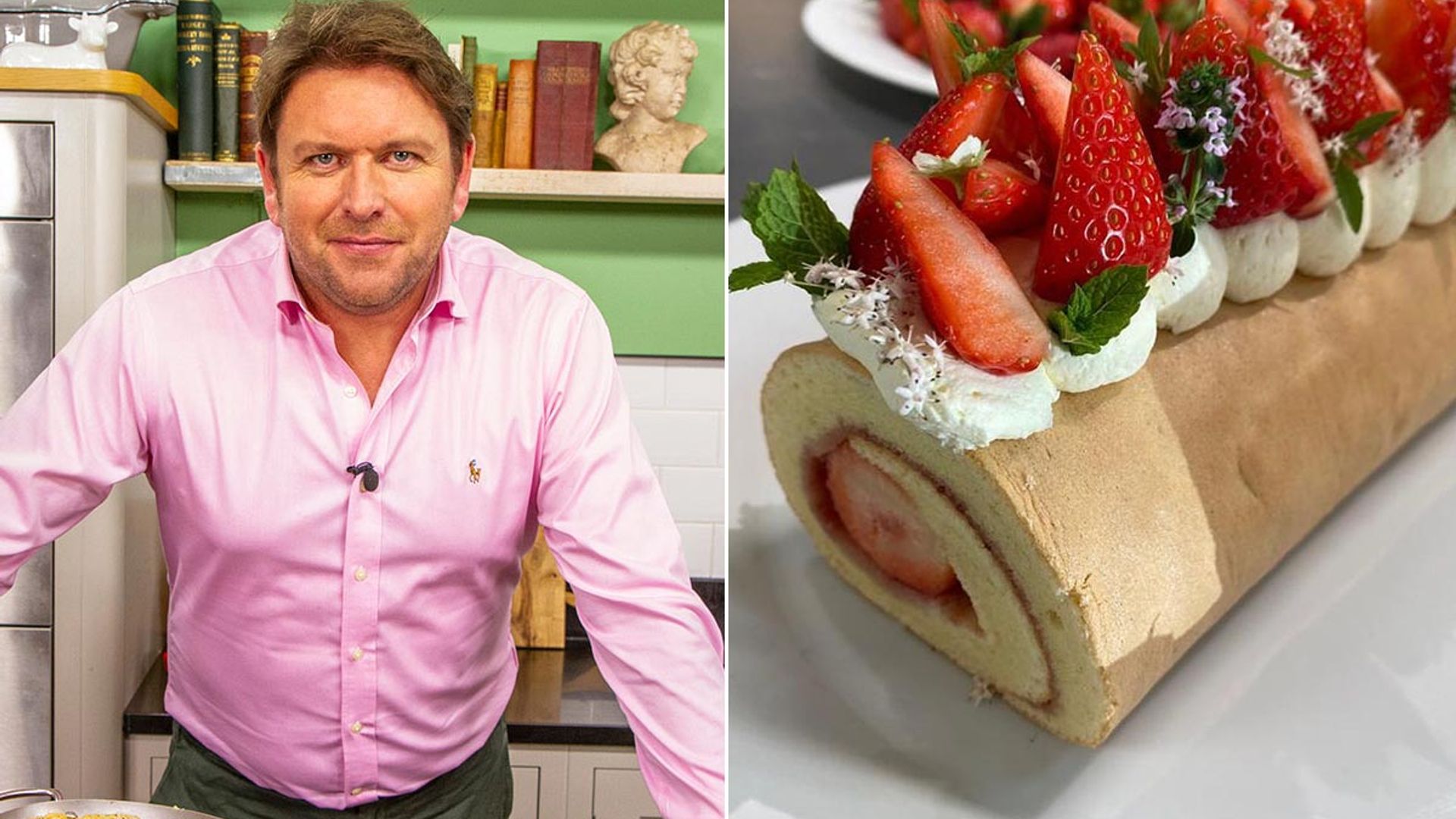 James Martin wows This Morning fans with delicious summer Swiss roll recipe