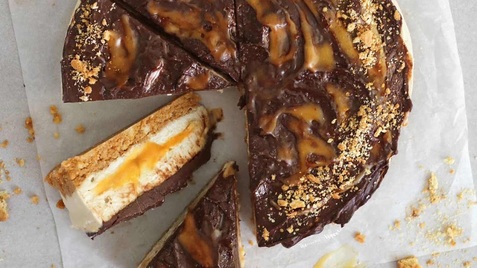 Vegans rejoice! This no-bake Millionaire's cheesecake recipe is the most indulgent summer dessert | HELLO!