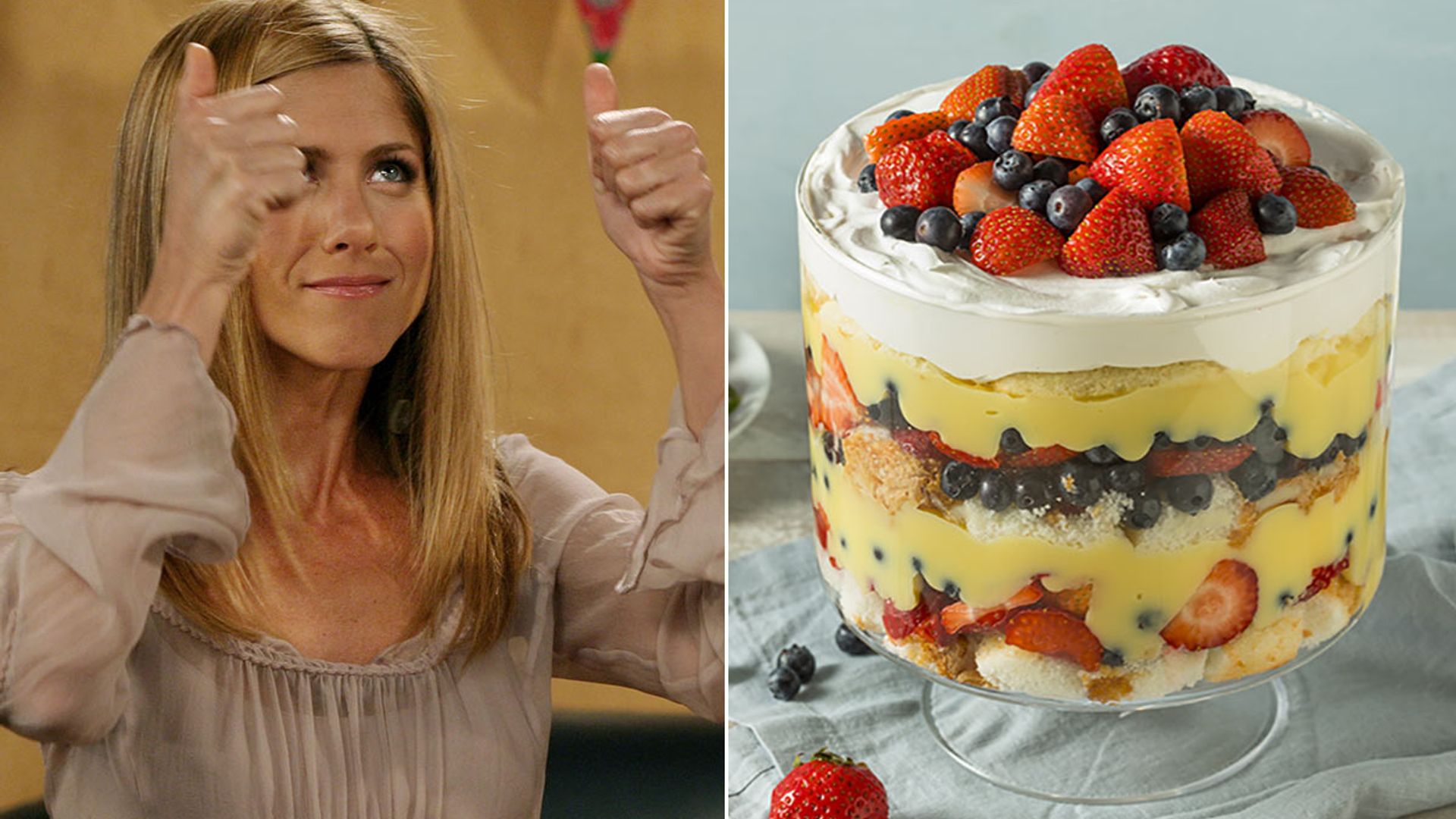 We've found Rachel's iconic Friends trifle recipe (and don't worry, it's minus the beef!)