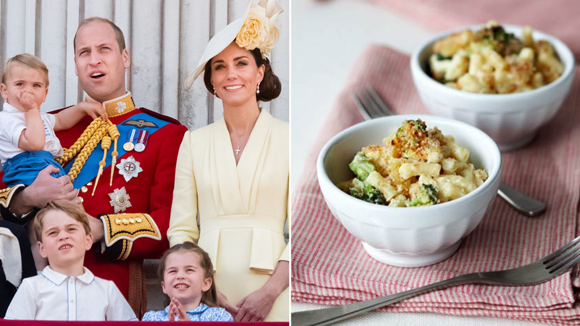 A comforting cheesy pasta recipe Duchess Kate's children will love