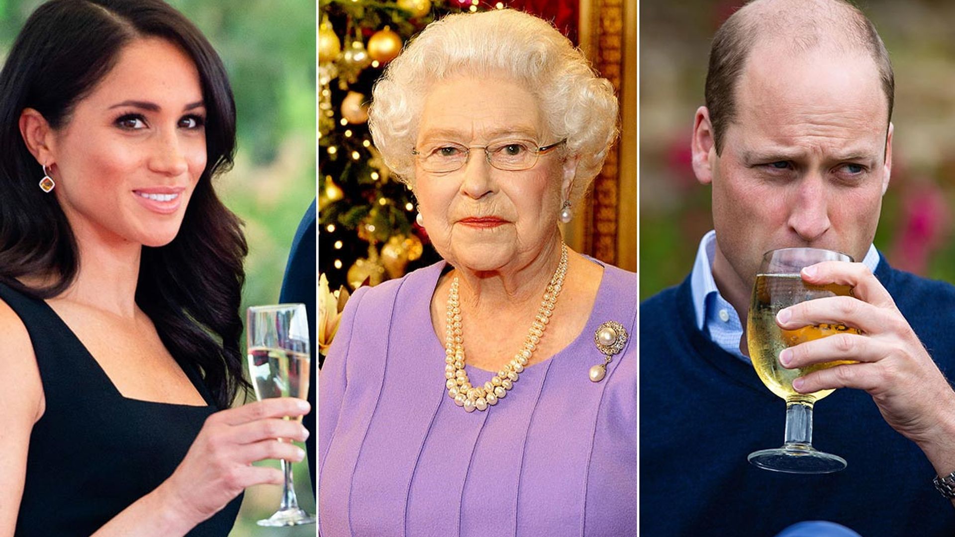 Royals' favourite Christmas tipples: The Queen, Prince William and more