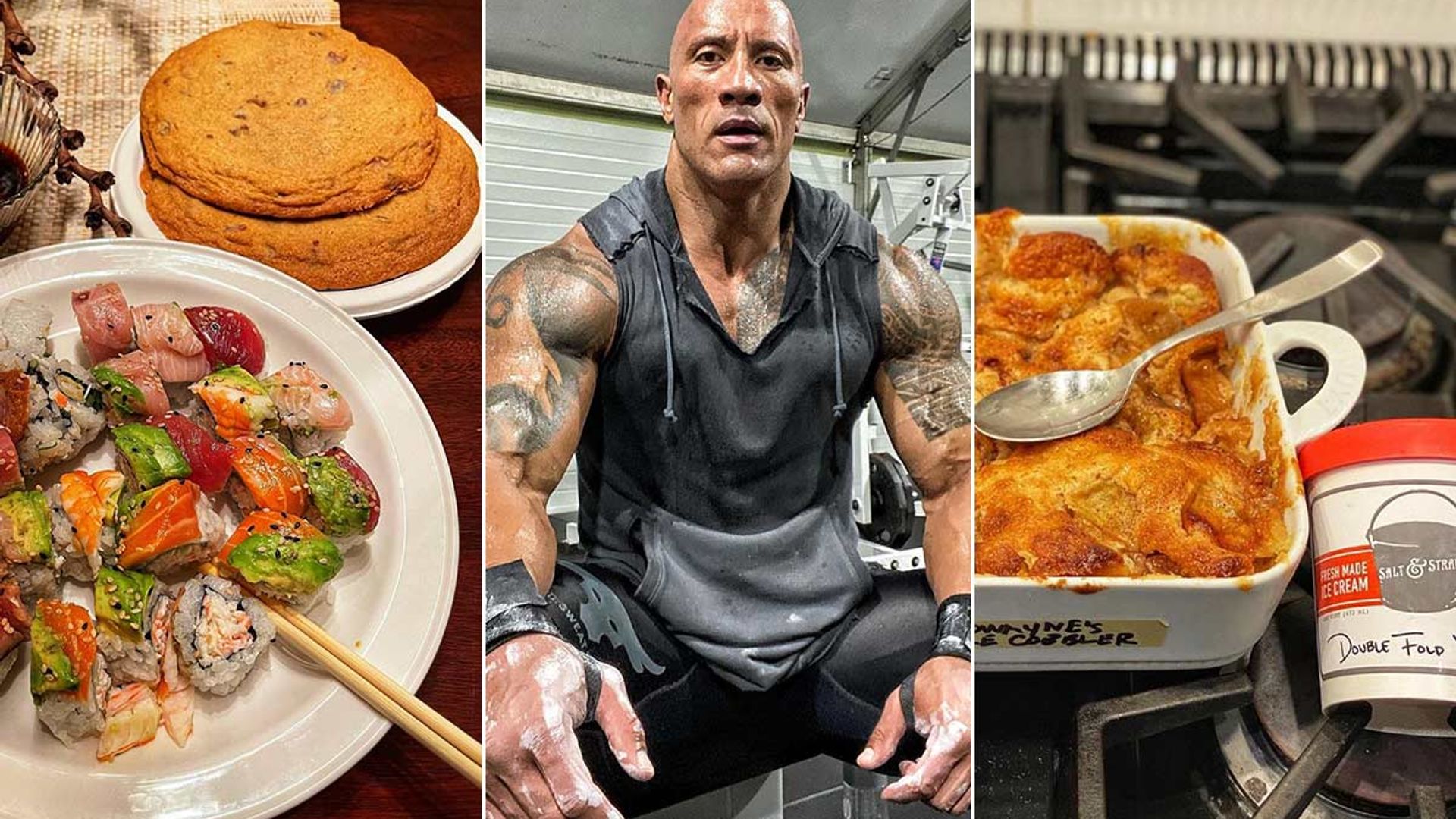 The Rock's decadent 'cheat meals' are big enough to feed a family