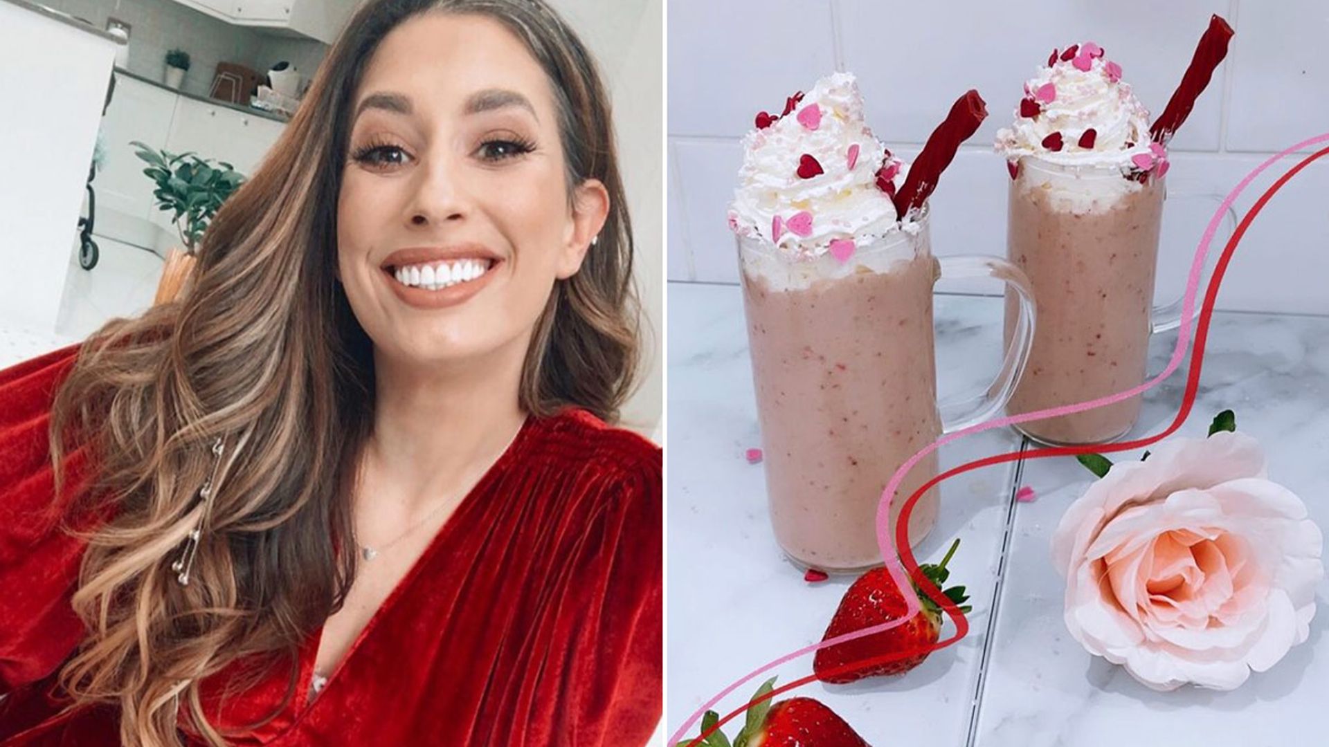 Stacey Solomon's Valentine's Day milkshake looks totally delish – see recipe