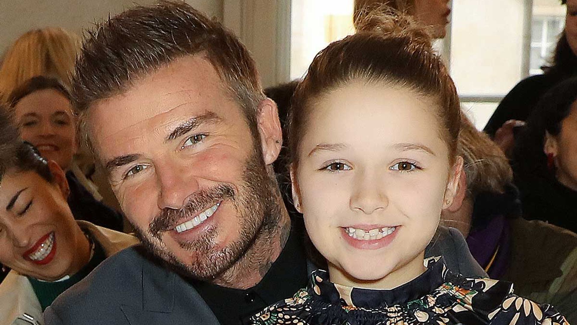 David Beckham's special packed lunch for daughter Harper is so precious