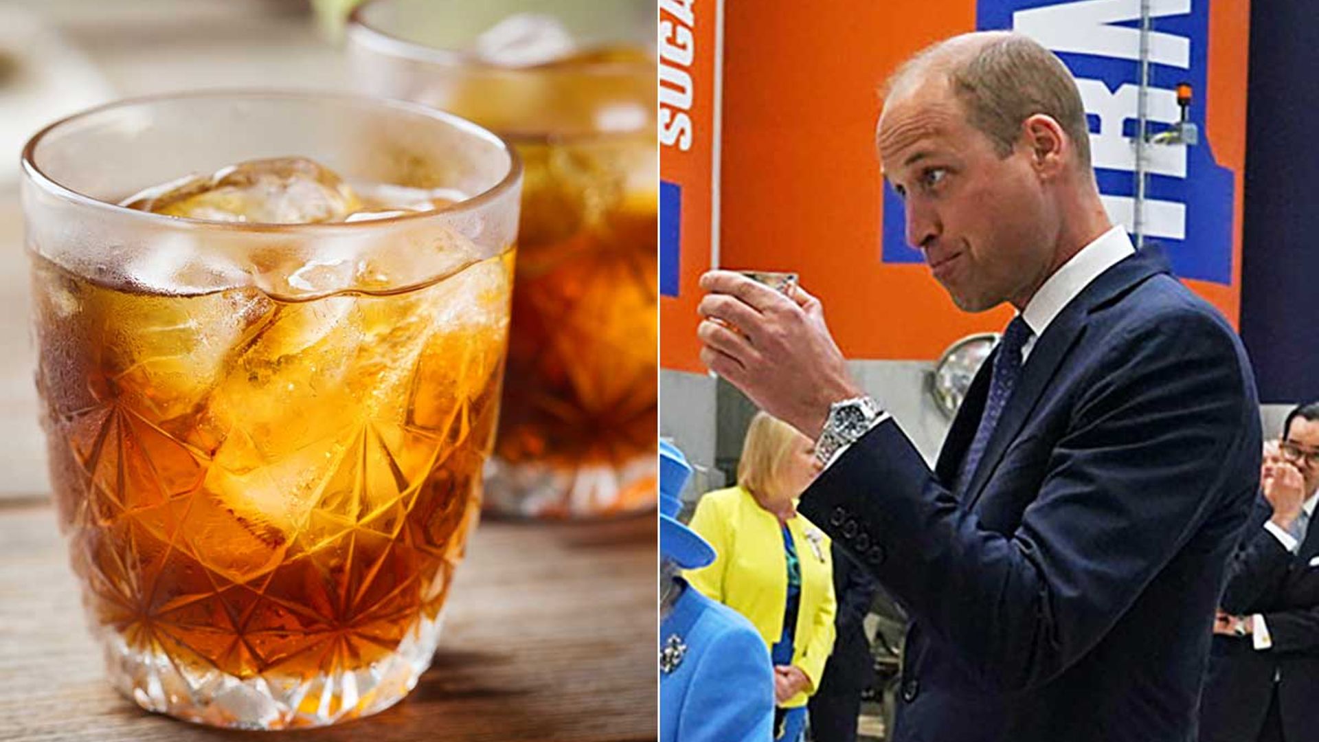 Prince William samples iconic drink in Scotland with the Queen