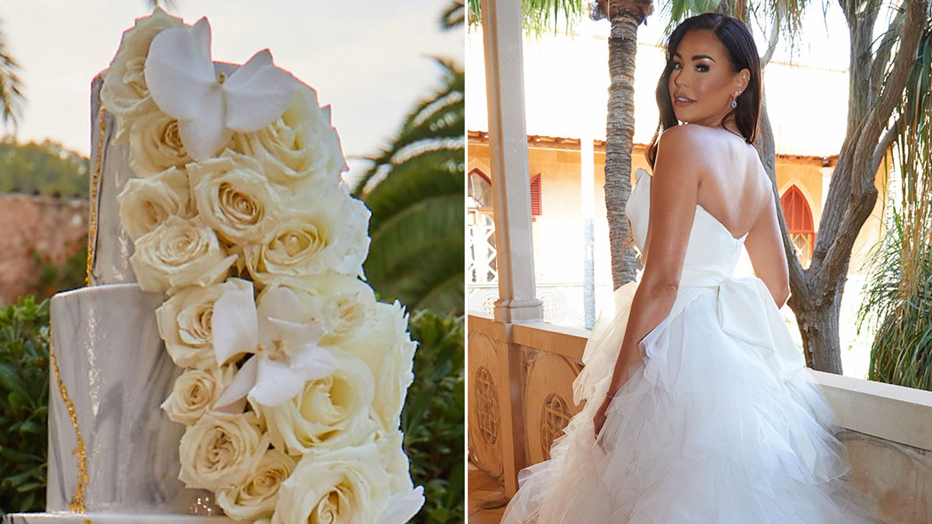 Jessica Wright and William Lee-Kemp's beautiful five-tiered wedding cake revealed