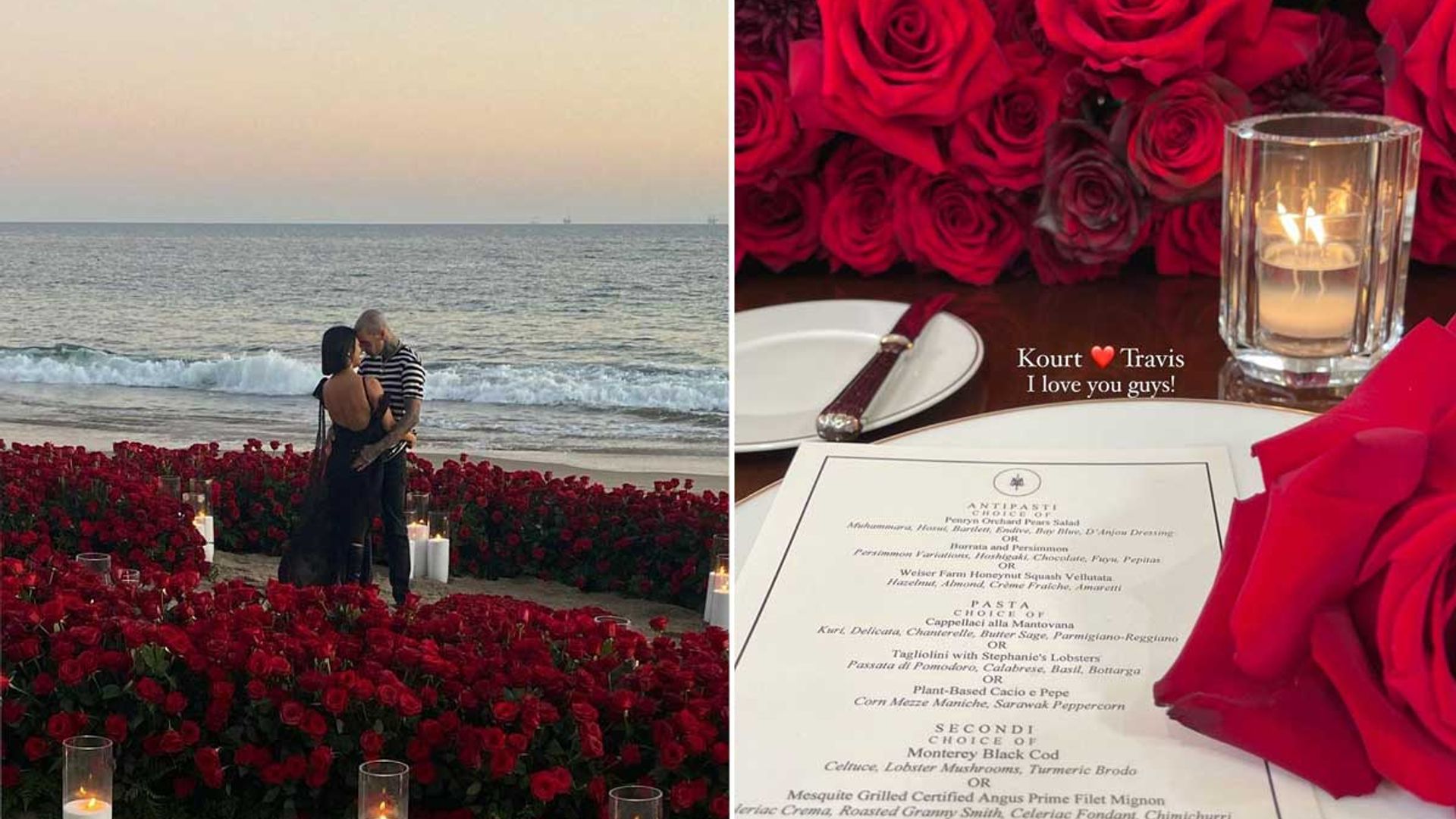 Kourtney Kardashian's engagement party menu at $8,000 per night hotel is jaw-dropping