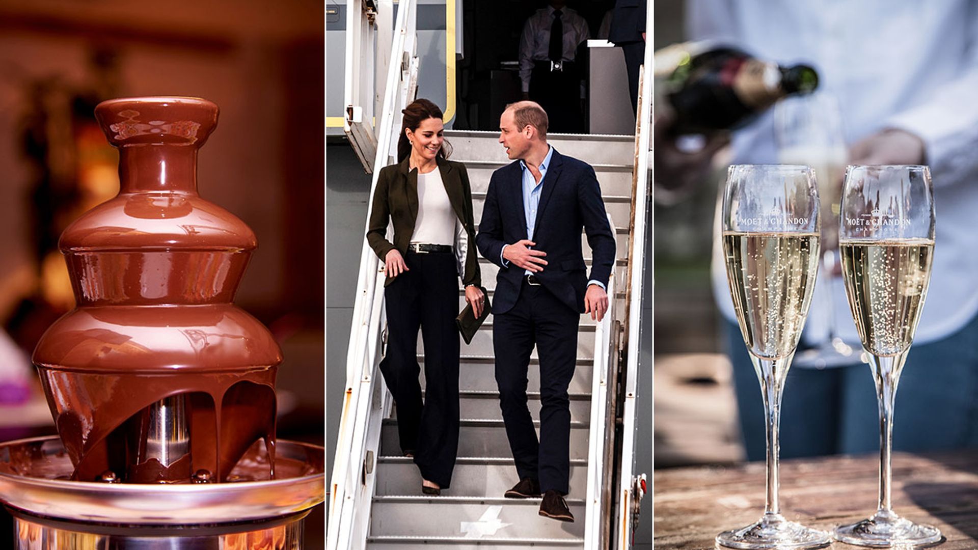 Prince William & Kate Middleton's £3,300 'secret' Heathrow menu revealed