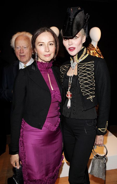 Daphne Guinness attends her pre-auction party at Christie's in London ...