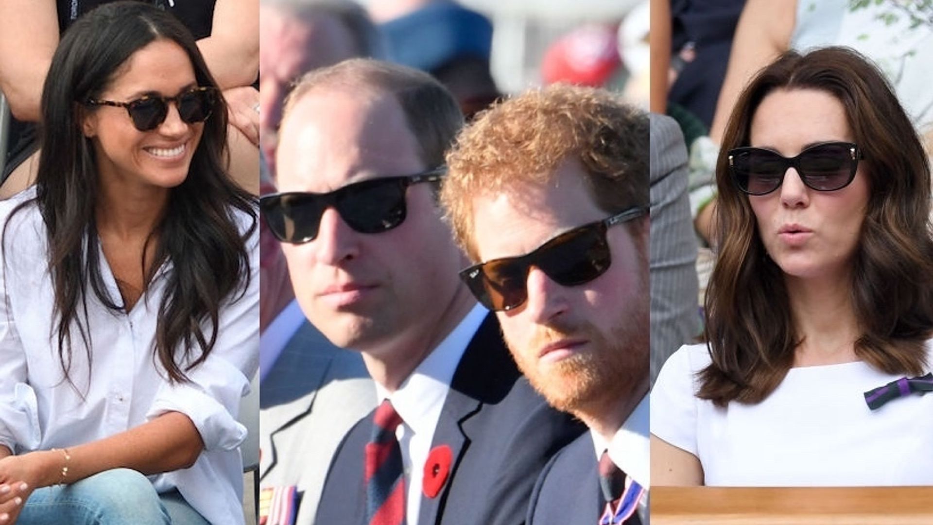 Royals in sunglasses: Meghan Markle, Duchess Kate, Prince Harry and more