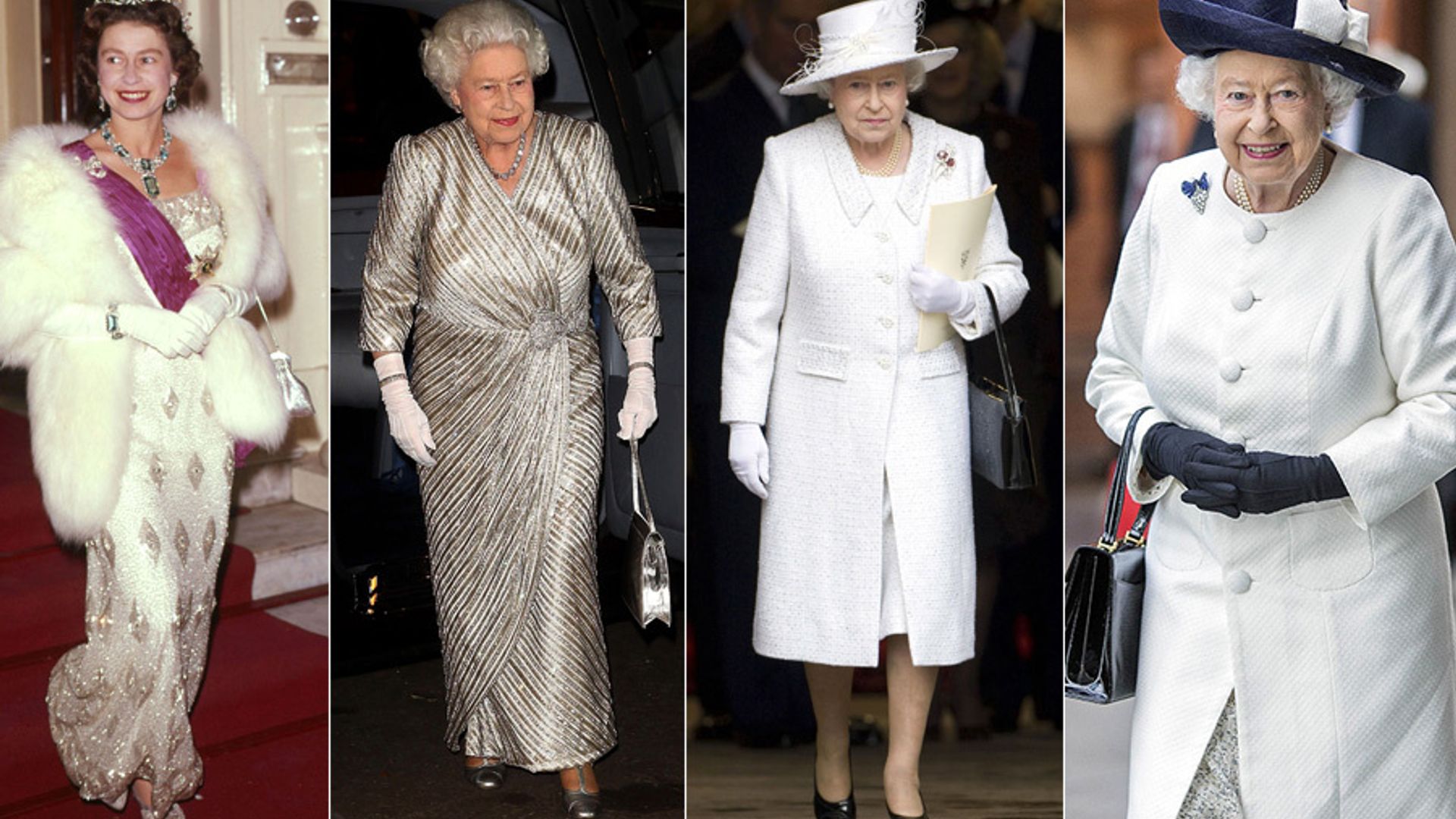 The Queen's best fashion moments in white