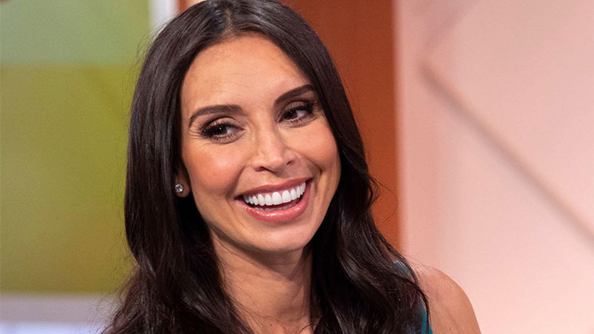 Pregnancy is really suiting Christine Lampard's style – and this high street dress proves it
