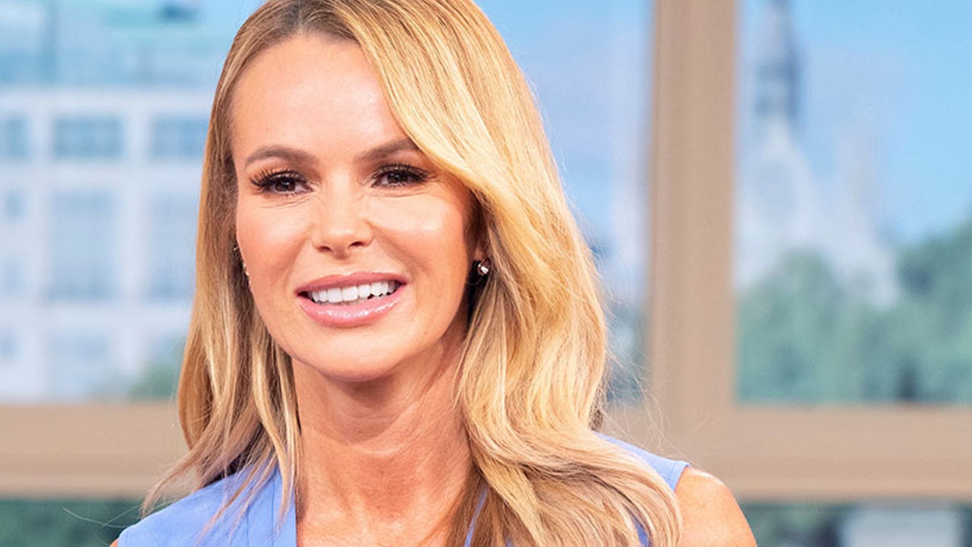 Everyone thinks Amanda Holden looks like Britney Spears in this incredible pink mini dress