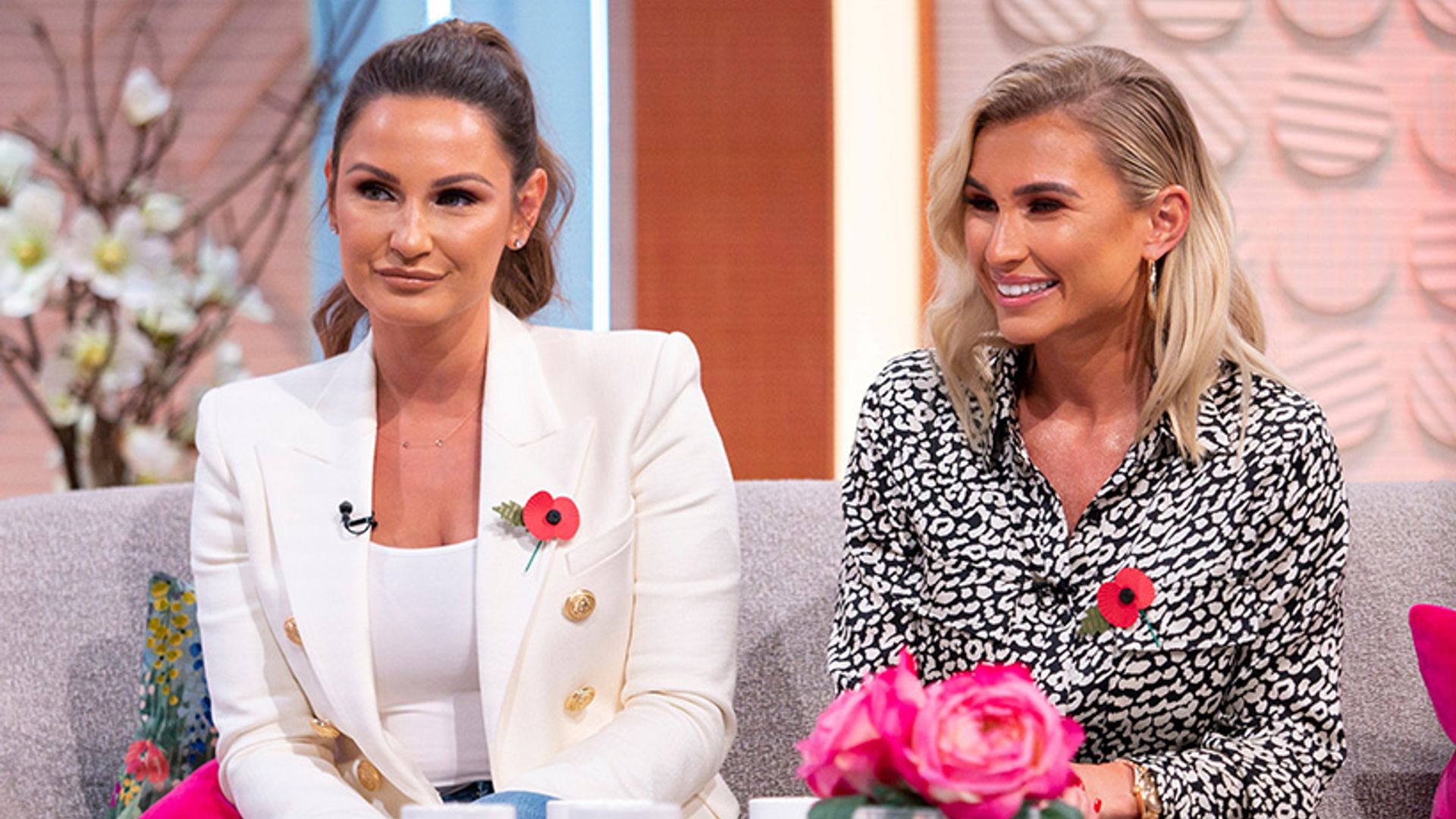 Billie and Sam Faiers dress to impress on Lorraine as they discuss motherhood