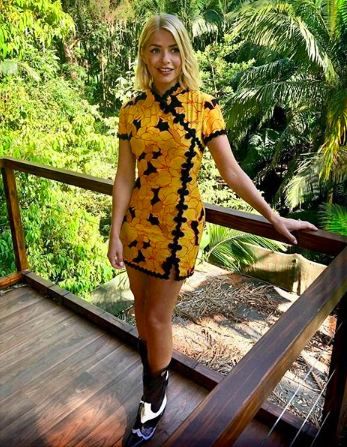 yellow dress with cowboy boots