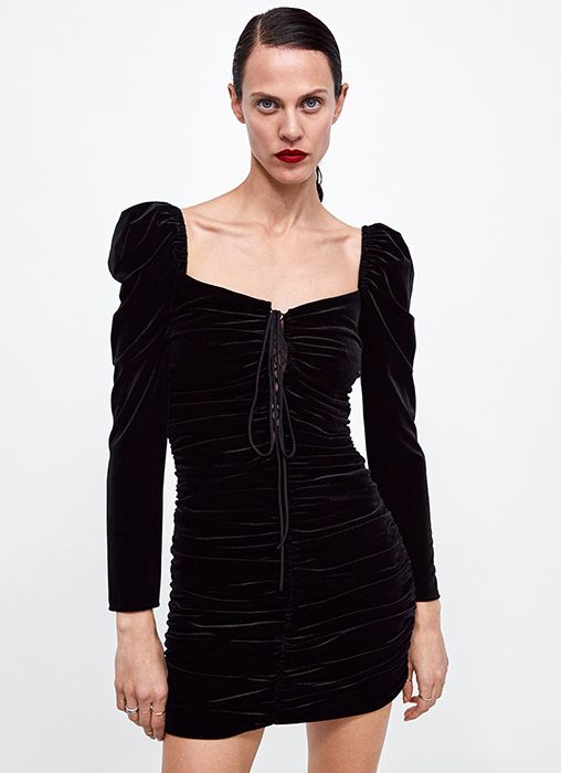 black velvet dress 