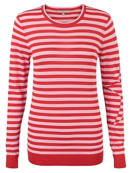 red-and-pin-striped-top