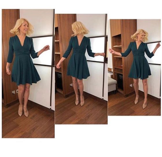 holly-willoughby-green-dress-instagram