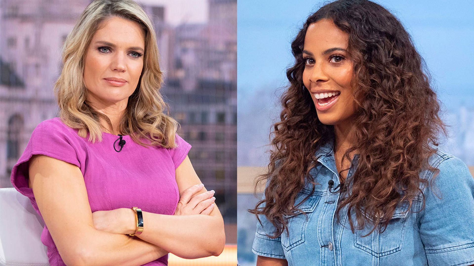 Rochelle Humes & Charlotte Hawkins shock viewers in the same dress on the SAME DAY