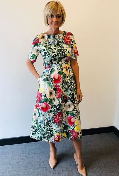 Jane Moore's Zara floral dress 