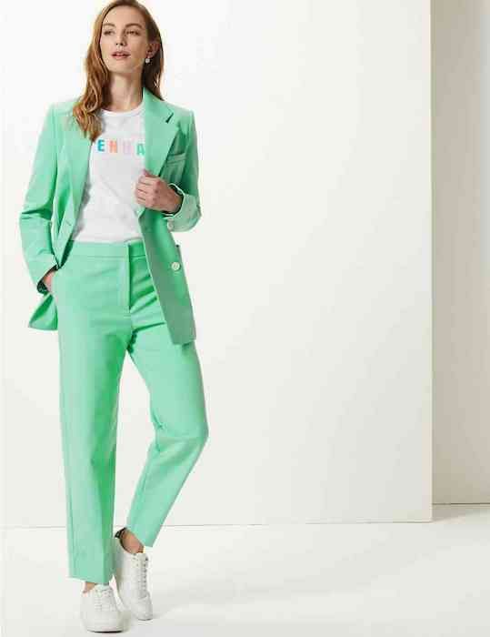Bilderesultat for mint green trousers marks and spencer