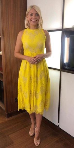 holly-willoughby-instagram-yellow-dress