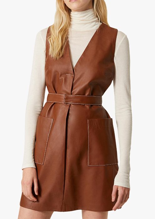brown-leather-dress-french-connection-john-lewis