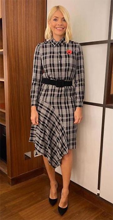 holly-willoughby-check-dress-instagram