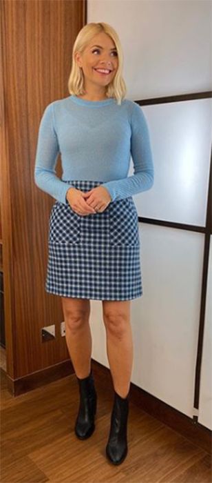 holly-willoughby-instagram-check-skirt