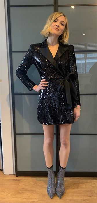 sequin dress with jacket