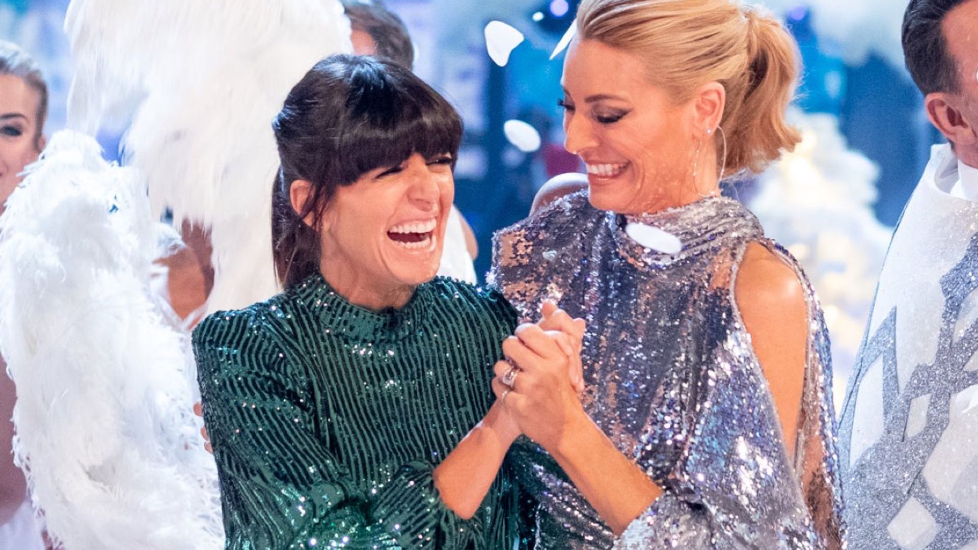 Love Tess Daly & Claudia Winkleman's sequin dresses on Strictly Christmas? This is how you can buy them 