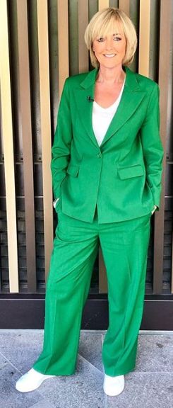 Loose Women’s Jane Moore’s chic tailored suit is from & Other Stories ...