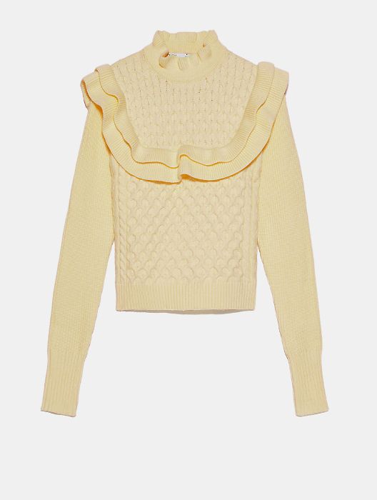 Stacey Solomon's £25 Zara ruffle jumper 