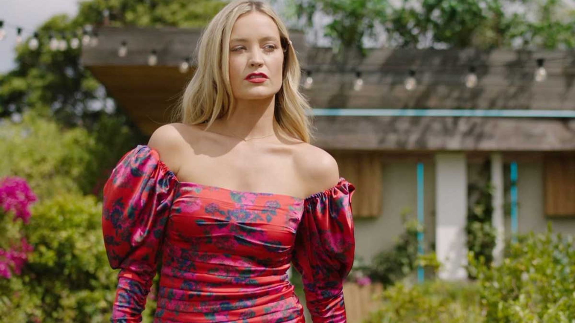 Laura Whitmore wears floral dress to present Love Island Aftersun