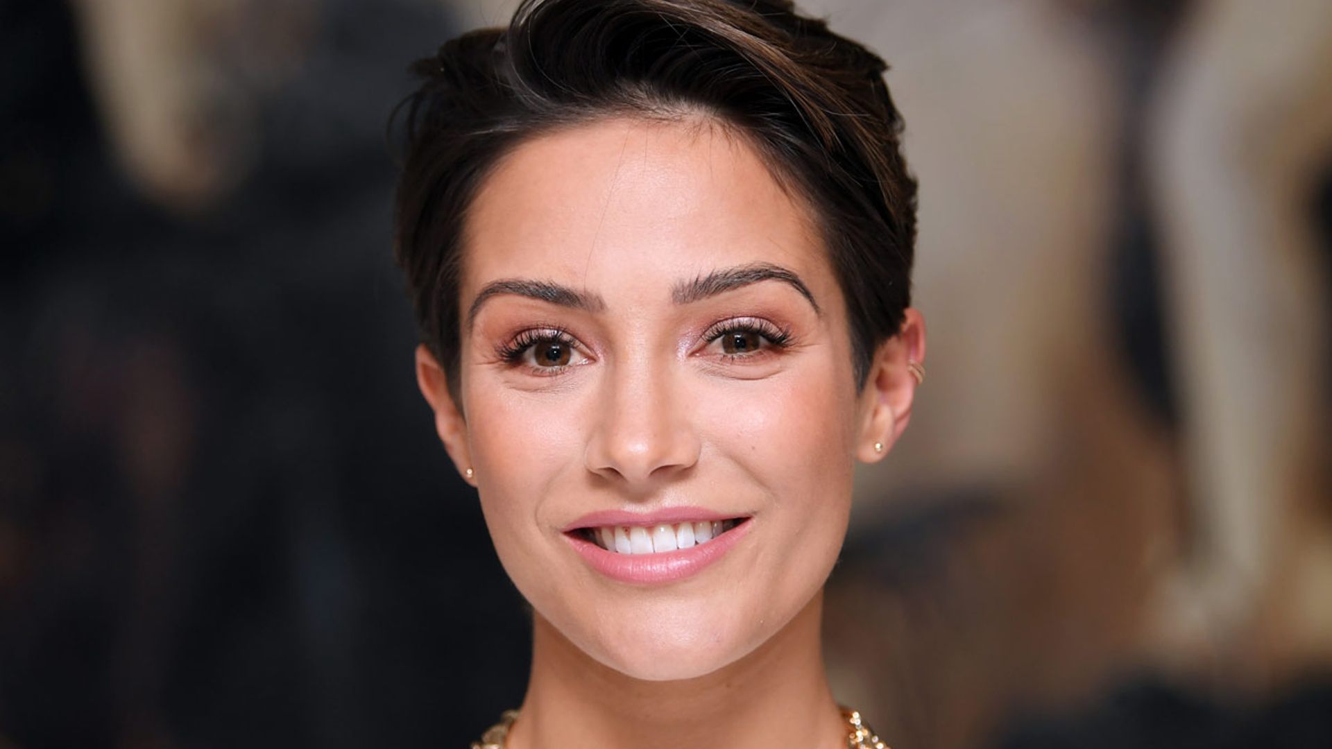 Frankie Bridge just wore Zara leather trousers with a £295 Reiss jacket