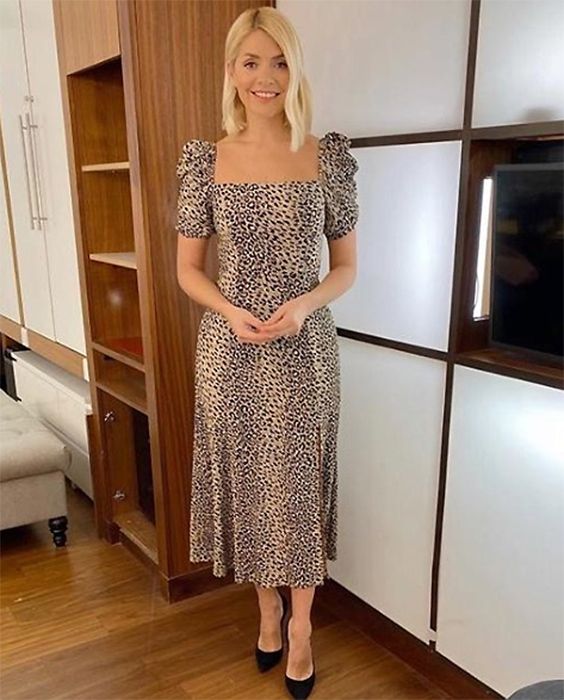 leopard print dress and other stories