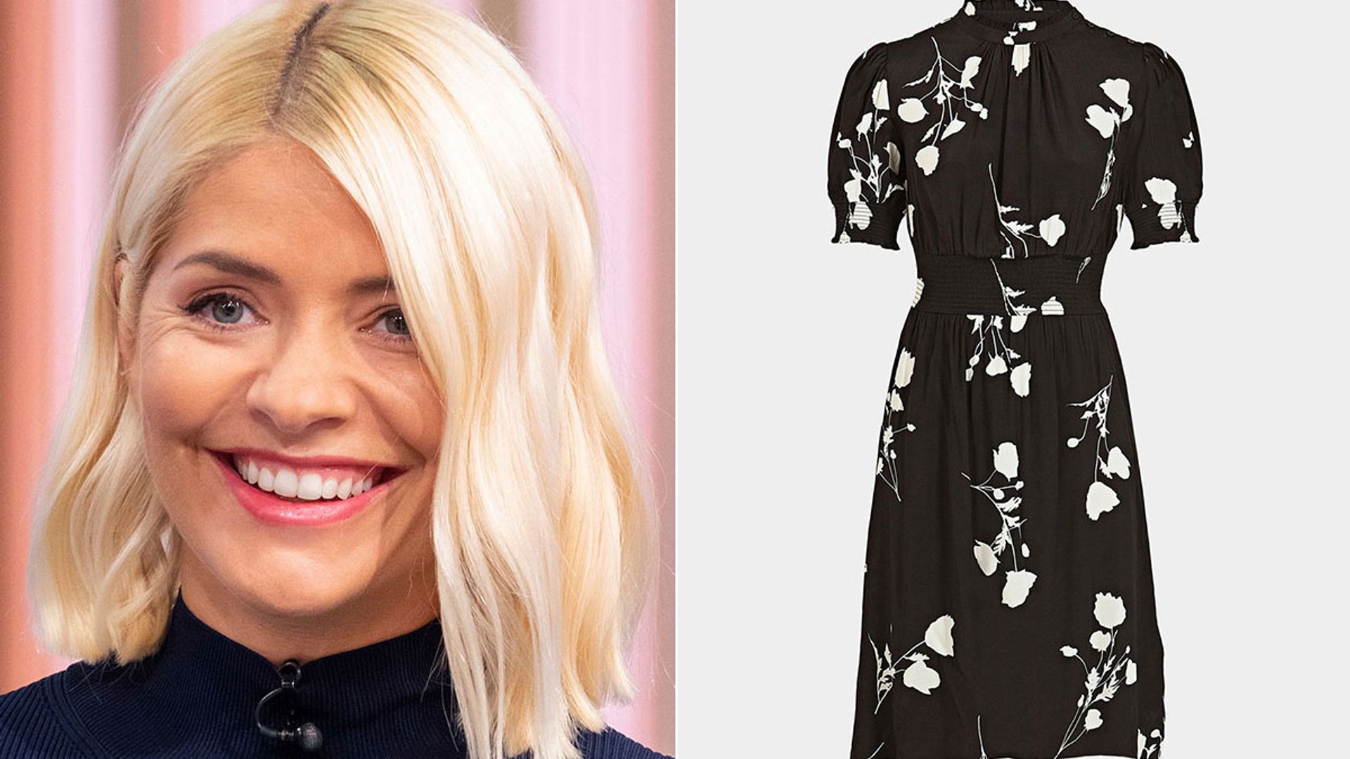 Holly Willoughby sends Instagram fans wild with her elegant poppy-print dress