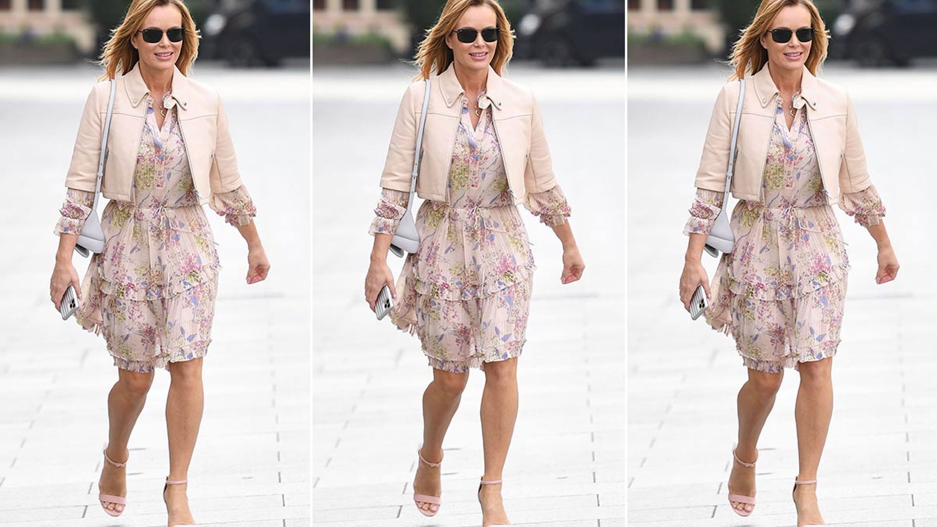 Amanda Holden's £245 sheer mini dress is a spring dream
