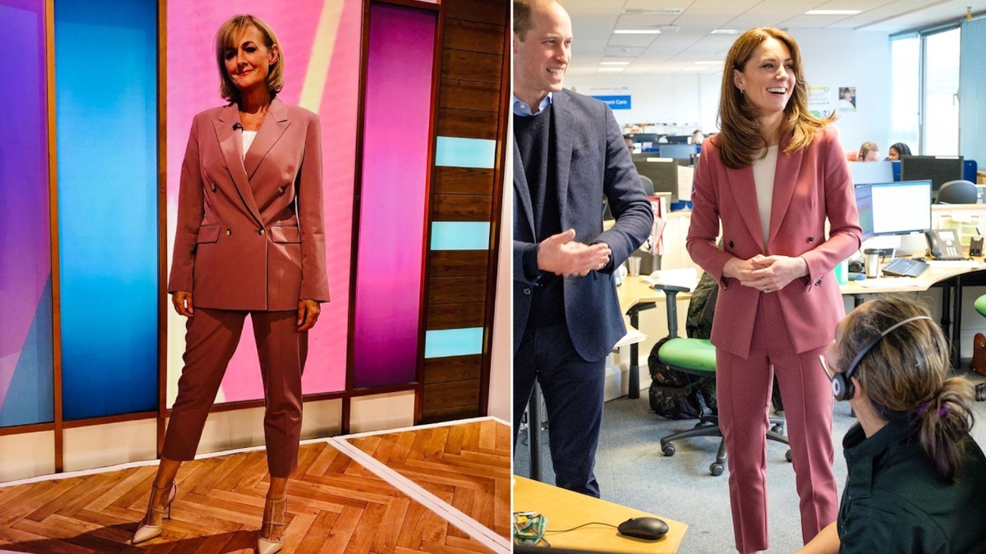 Jane Moore just recreated Kate Middleton's power pose in a pink suit - and it's a Topshop sale bargain