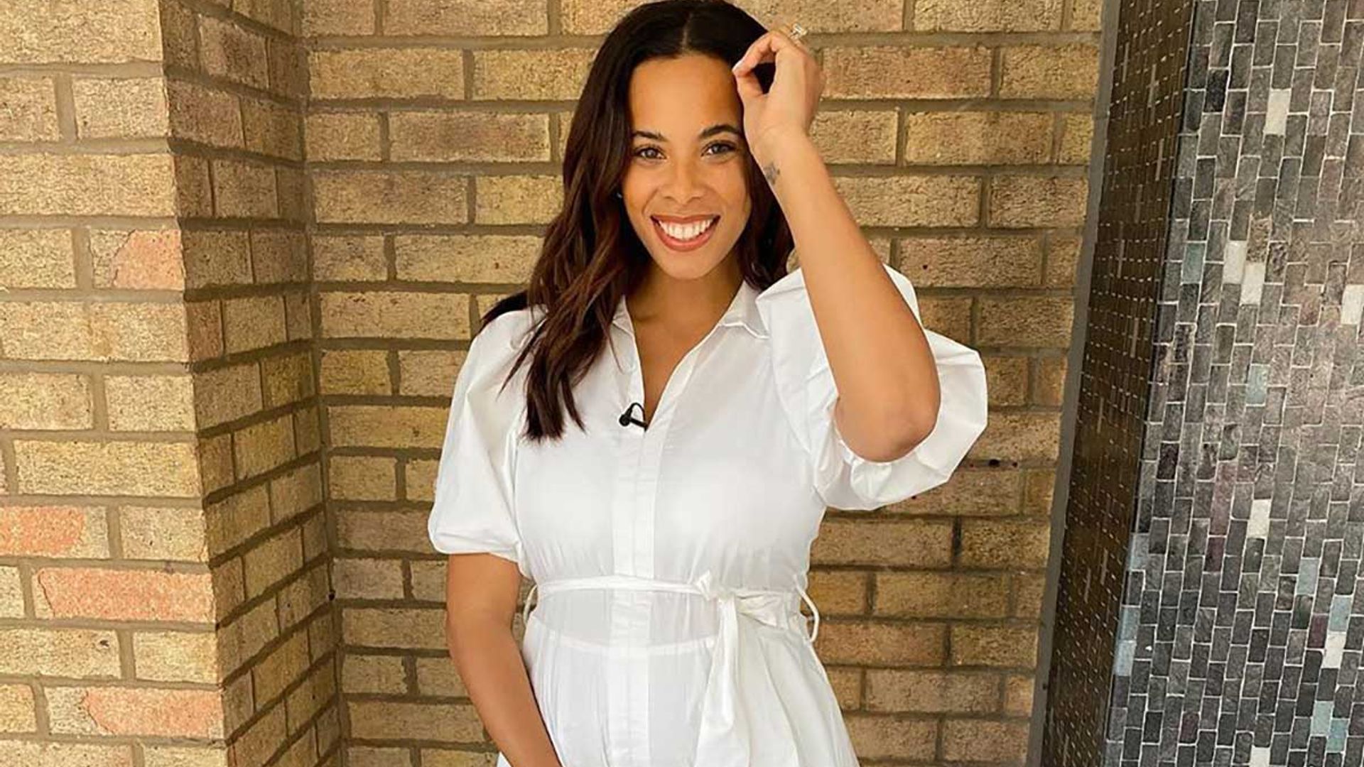 Rochelle Humes surprises fans in the most incredible dress – and she's glowing
