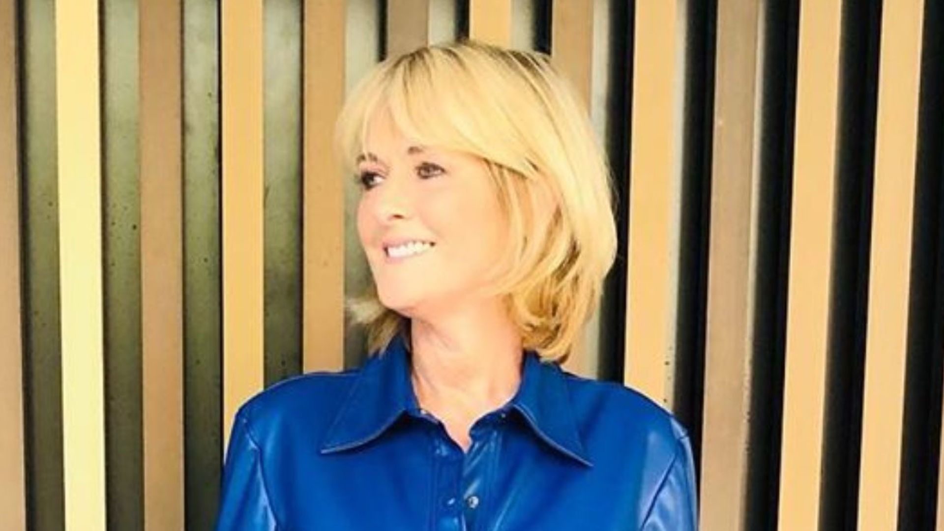 Jane Moore surprises fans in a daring faux leather dress from Zara