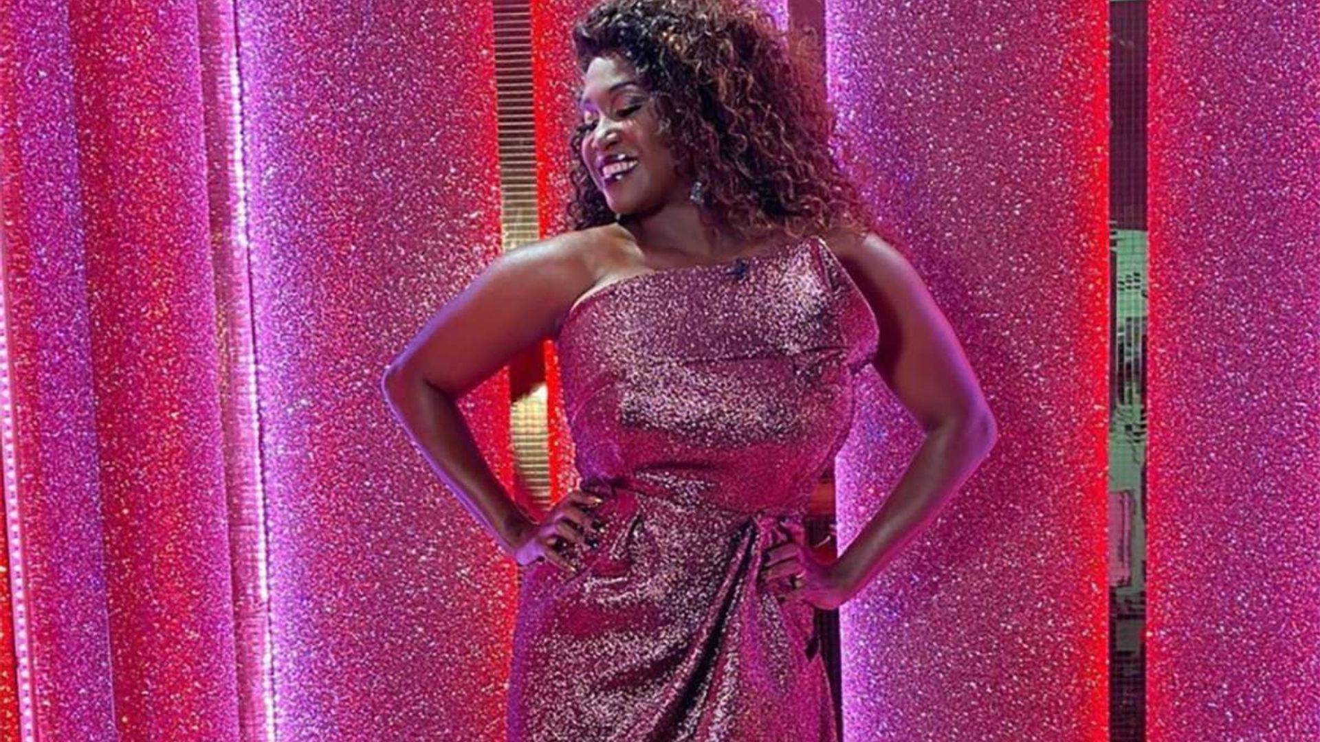 Motsi Mabuse dazzles on Strictly with rose gold dress and gorgeous curls