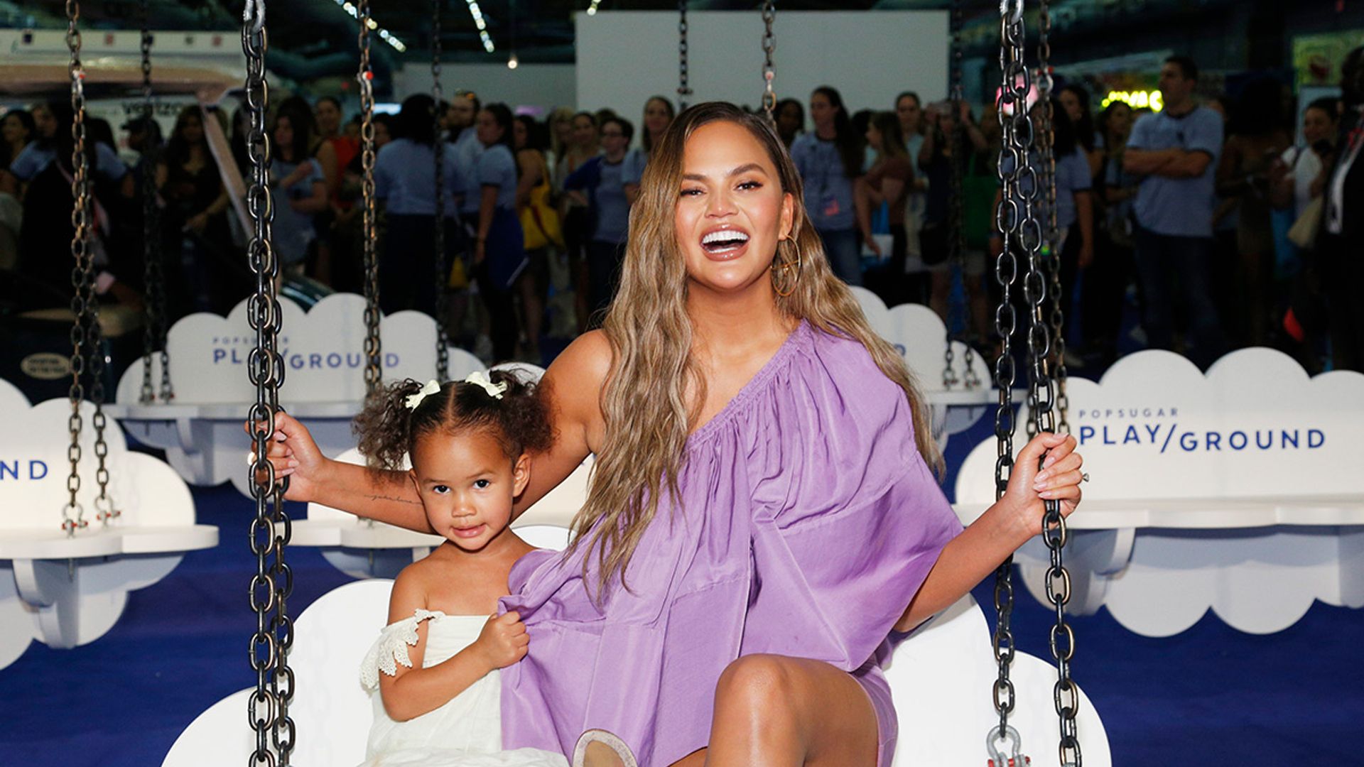 Chrissy Teigen's daughter just wore Princess Charlotte's favorite British brand - and it's SO cute