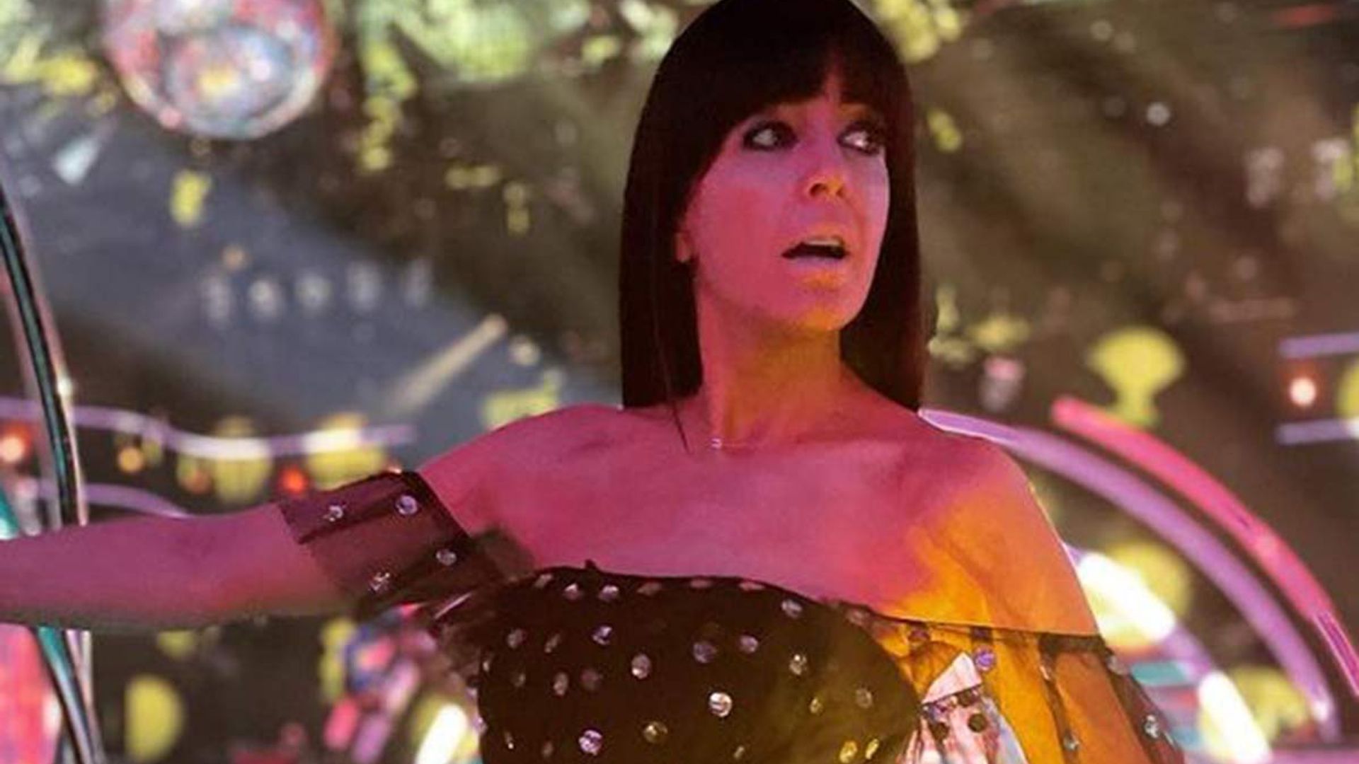 Claudia Winkleman wows in extravagant gown for Strictly Come Dancing final