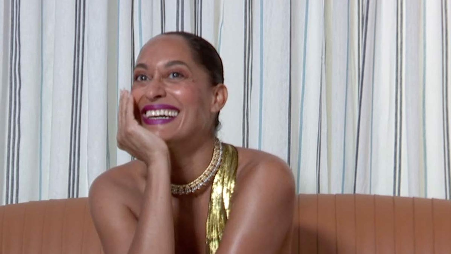 Tracee Ellis Ross sparks reaction in see-through lace gown