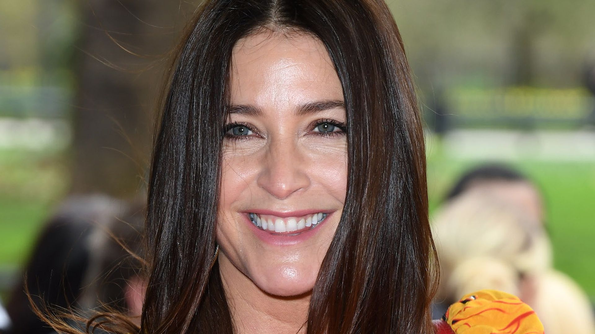 Lisa Snowdon looks too gorgeous in her leg-split wrap dress - and it's from Topshop