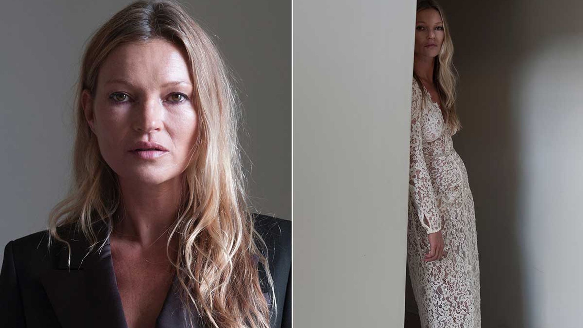 Kate Moss looks flawless in bridal-inspired gown for gorgeous new campaign