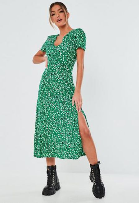 green-floral-dress-missguided