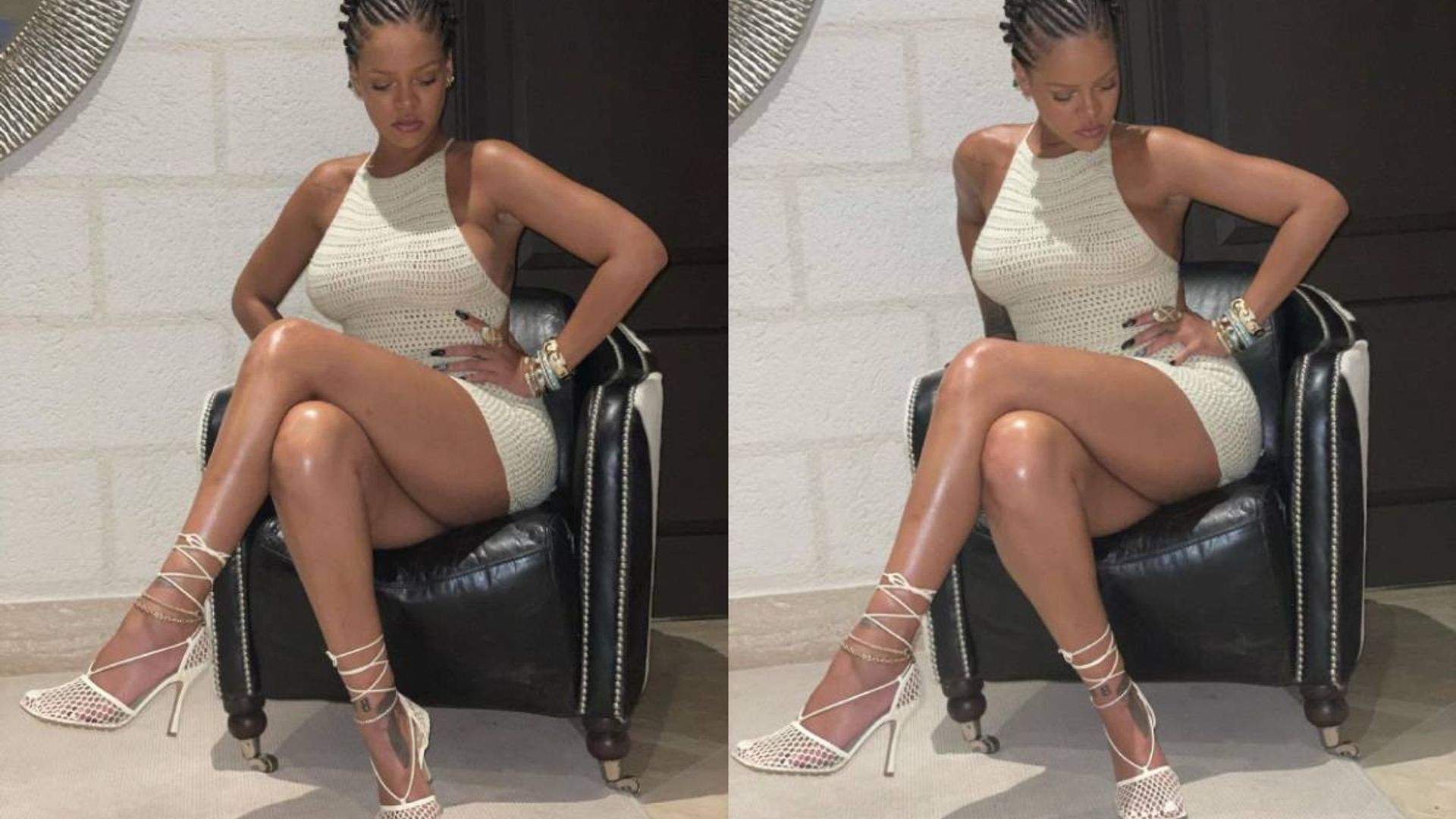 Rihanna's mesh heels are all you need for summer - and we found the best lookalike for $28 